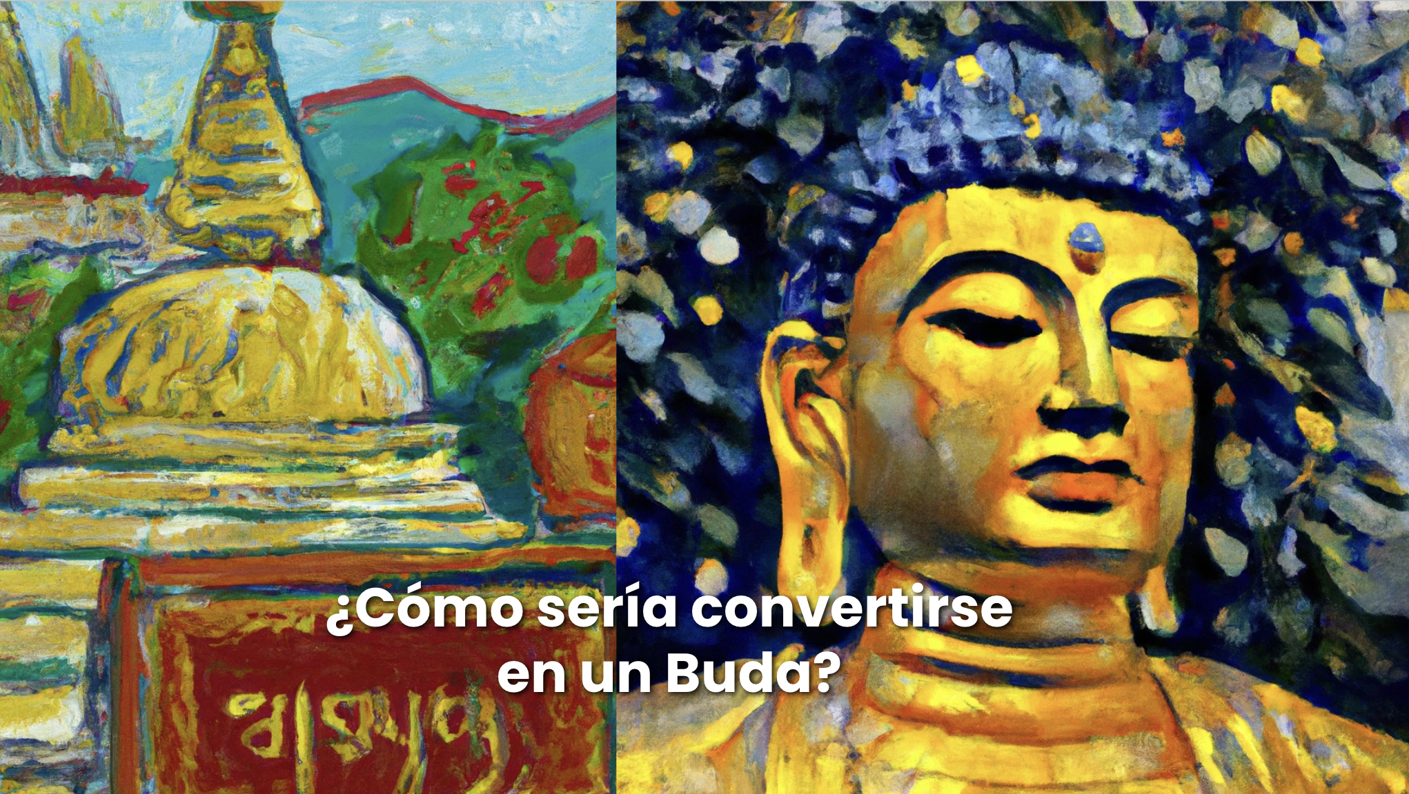 ¿Cómo sería convertirse en un Buda?
