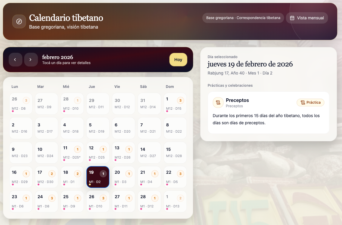 Feliz año nuevo tibetano